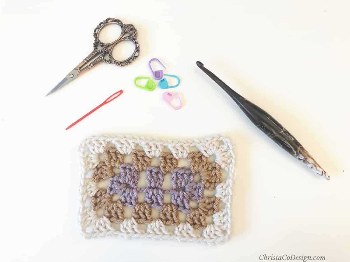 How to Crochet a Granny Rectangle