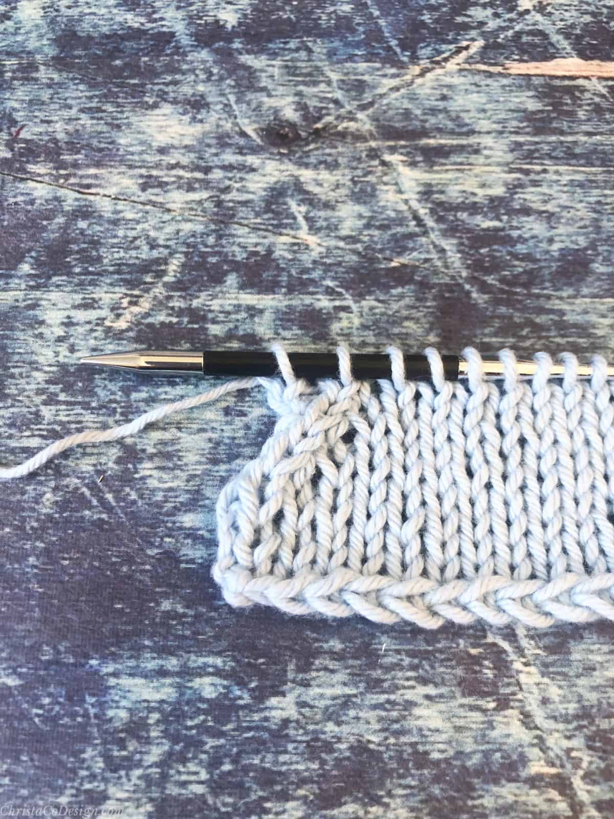 How to K2tog Knit Two Together Tutorial
