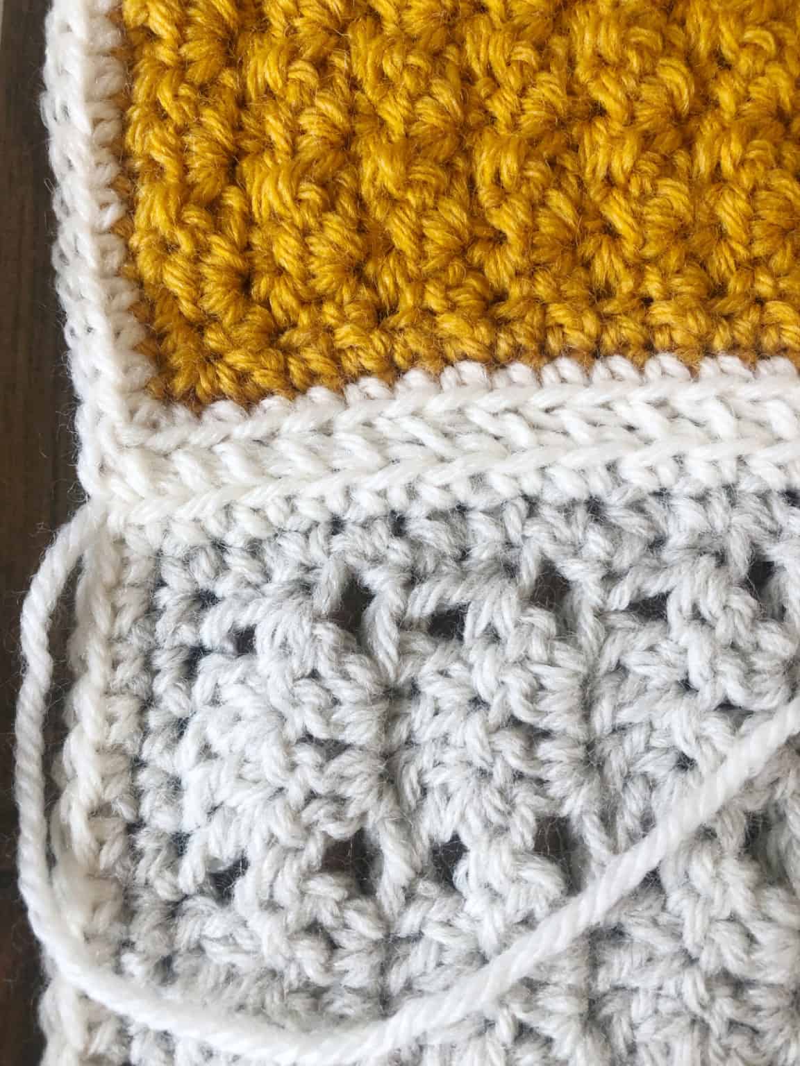 How to Whip Stitch Crochet Squares Together Tutorial ChristaCoDesign