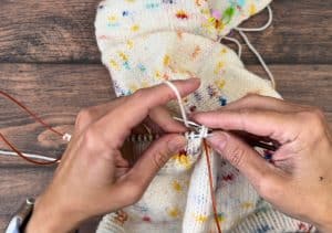 How To SSK Slip Slip Knit Decrease Knitting Tutorial - ChristaCoDesign
