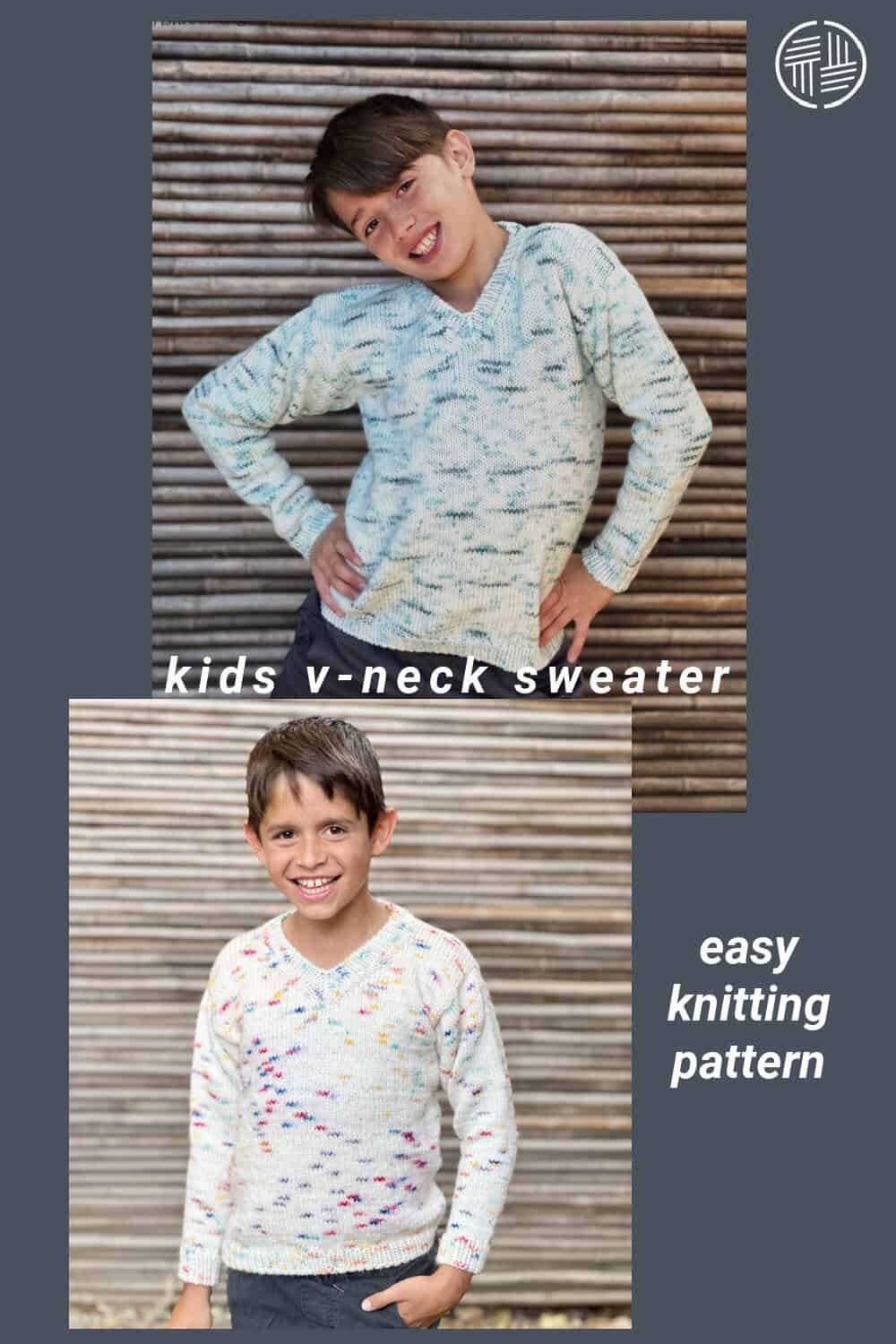 Pin image with two photos in blue and pink.