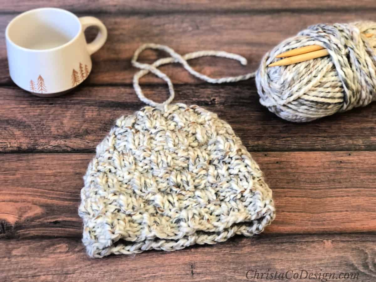 Textured Basketweave Hat Knitting Pattern Abruzzo Beanie