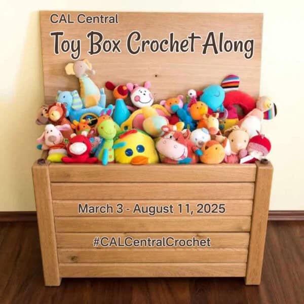 toy box of stuffies with text.